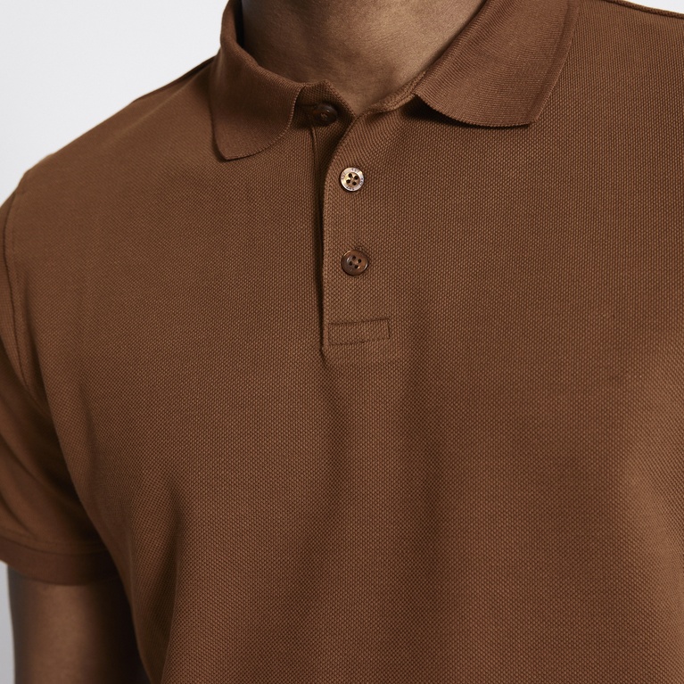 Polo shirt "Alan" Tobacco